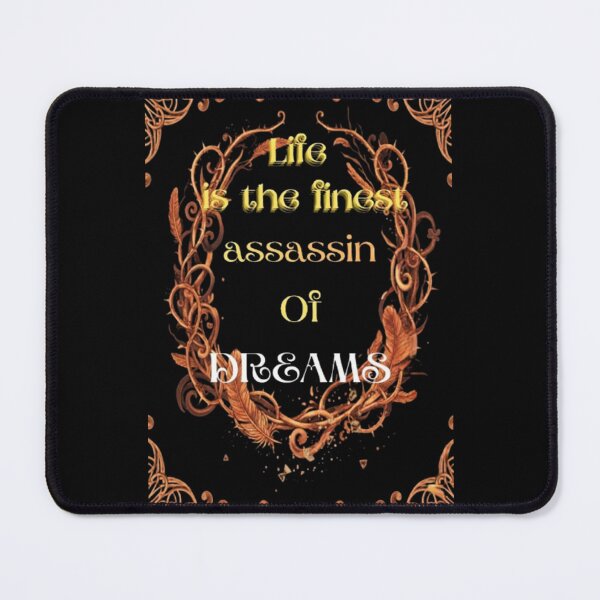 Item preview, Life is the finest assassin Gothic quote art designed and sold by Stefanrajzer.