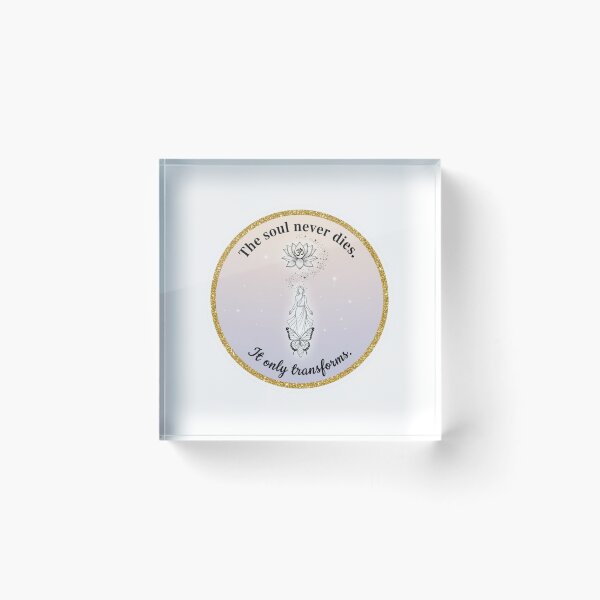 Item preview, The Soul Never Dies – Eternal Truth Sticker designed and sold by InnerDivineSoul.