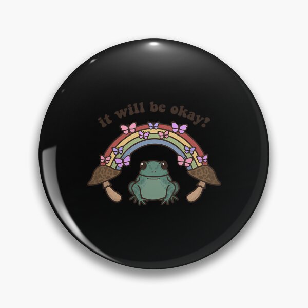 Item preview, It Will Be Okay Frog Quote designed and sold by kssmblajenp.