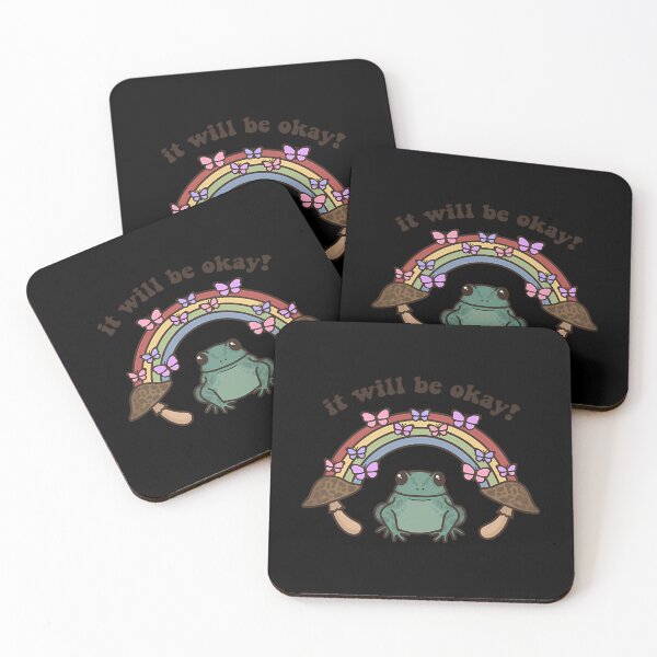Item preview, It Will Be Okay Frog Quote designed and sold by kssmblajenp.