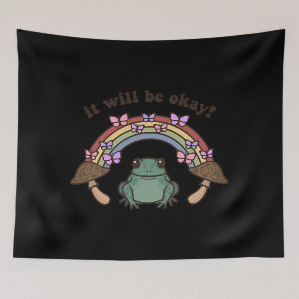 Item preview, It Will Be Okay Frog Quote designed and sold by kssmblajenp.