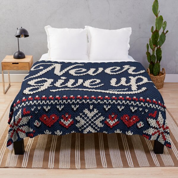 Item preview, Never give up, knitting picture designed and sold by Mauswohn.