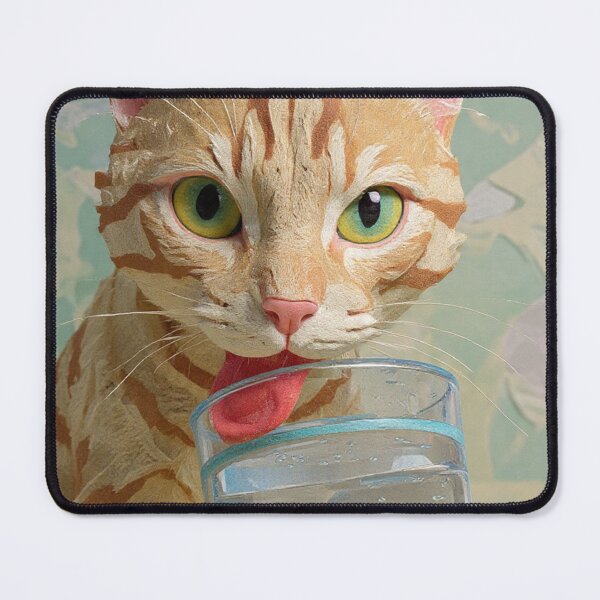 Item preview, The Thirsty Tabby: Fizzy Paper Dreams designed and sold by JanRizz.