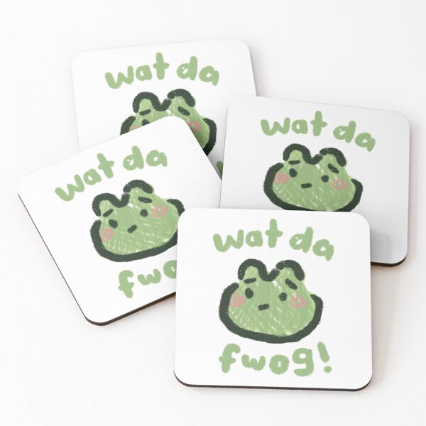 Item preview, Wat da fwog cute confused frog pun witty funny Corporate Slave Work Office Job Boss Employee Work Colleague Workmate Capitalism Cute Capy designed and sold by stringbbeans.