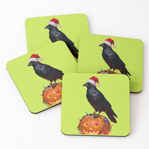 Item preview,  Black crow wearing a Santa hat . designed and sold by MyBestTeeses.