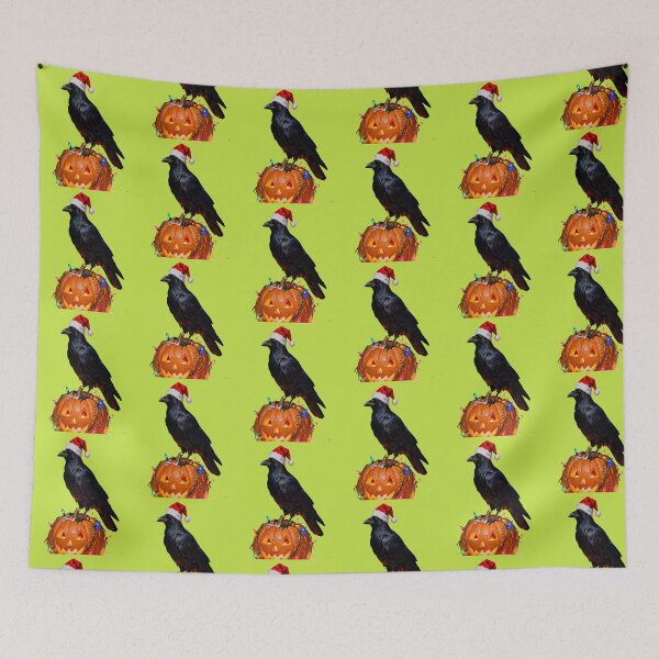 Item preview,  Black crow wearing a Santa hat . designed and sold by MyBestTeeses.