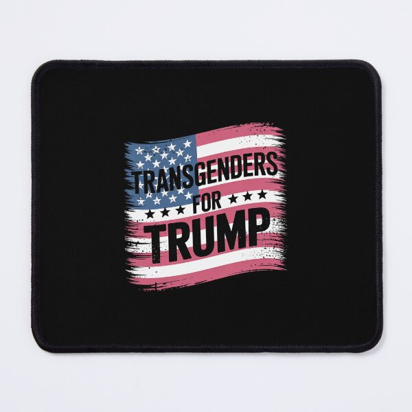 Item preview, Transgender Flag LBGTQ For Trump Election  designed and sold by MarkLeedsArt.