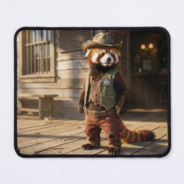 Item preview, Red Panda Sheriff designed and sold by Tridentulus.