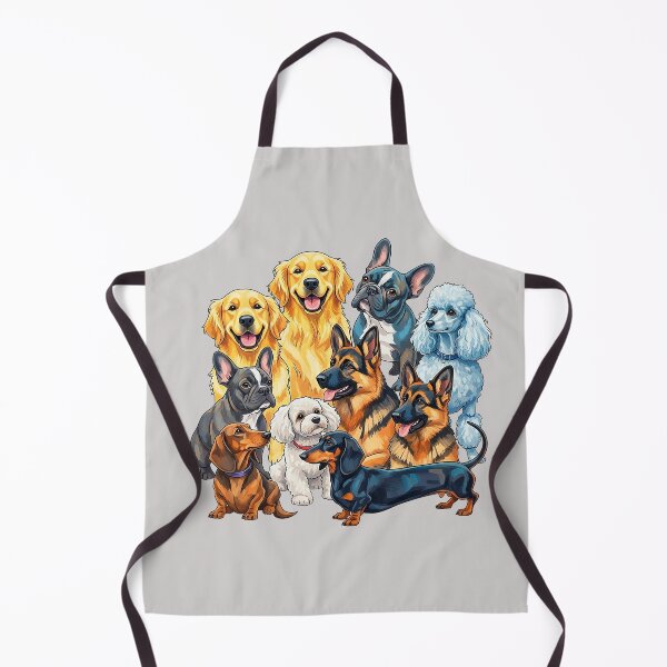 Item preview, Cute Cartoon Dog Breeds Illustration designed and sold by SholoStudio.