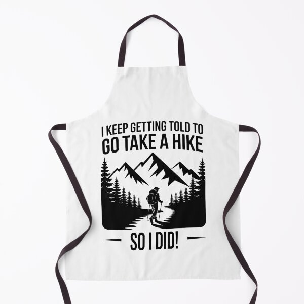 Item preview, Go Take a Hike – Funny Hiking Quote Mountain Silhouette designed and sold by JPees.