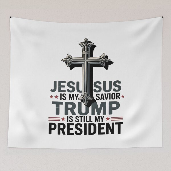 Item preview, Trump 2024 America First Bald Eagle Pro Trump USA Flag designed and sold by MarkLeedsArt.
