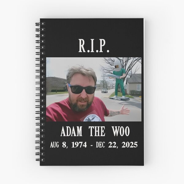 Item preview, Adam The Woo Memorial Tribute - Rip Adam The Woo In Loving Memory 1974-2025 - Adam The Woo designed and sold by PixelOddity.