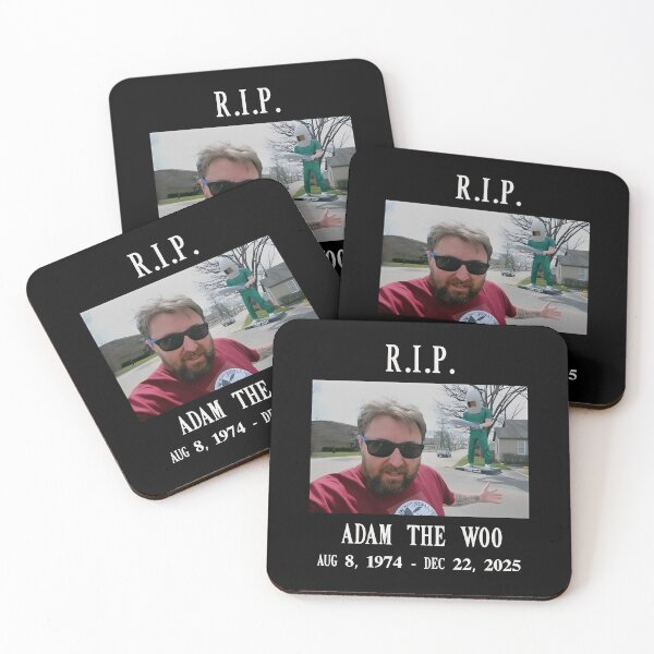 Item preview, Adam The Woo Memorial Tribute - Rip Adam The Woo In Loving Memory 1974-2025 - Adam The Woo designed and sold by PixelOddity.