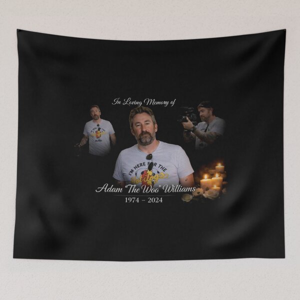 Item preview, Adam The Woo Memorial Tribute - Rip Adam The Woo In Loving Memory 1974-2025 - Adam The Woo designed and sold by PixelOddity.