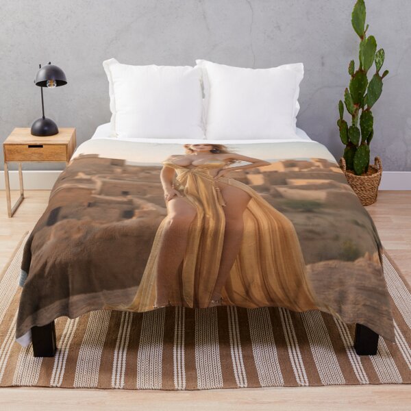 Item preview, Golden Desert Goddess at Aït Ben Haddou designed and sold by SunsetAngelsAI.
