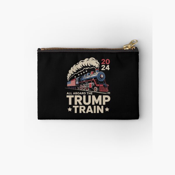 Item preview, Trump All Aboard The Trump Train USA American Flag designed and sold by MarkLeedsArt.