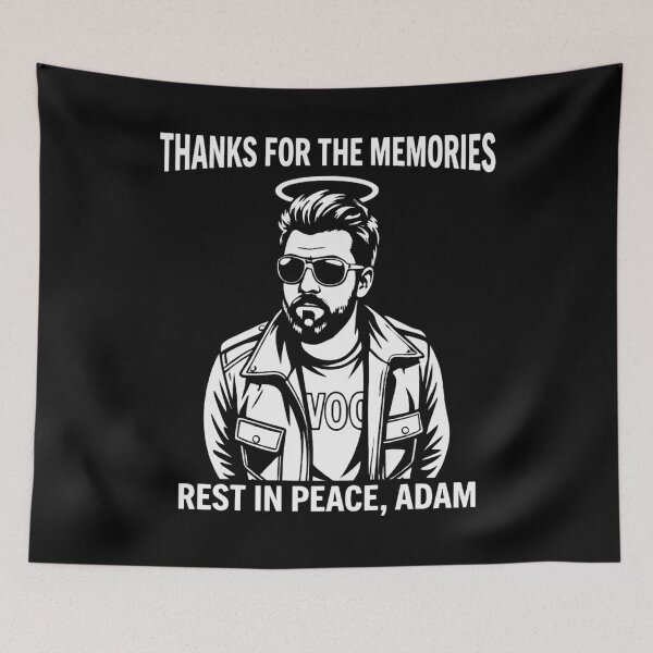 Item preview, Adam The Woo Memorial Tribute - Rip Adam The Woo In Loving Memory 1974-2025 - Adam The Woo designed and sold by PixelOddity.