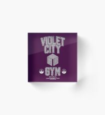 Violet City Gym Acrylic Block