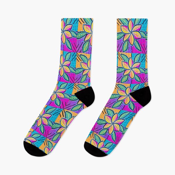 Item preview, Pop Art Frangipani designed and sold by Rebecca Lyon Art .