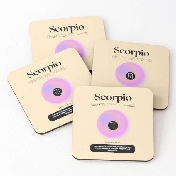 Item preview, Scorpio Aura Zodiac Art – Mystical Astrology Energy Illustration designed and sold by Tamas Das.