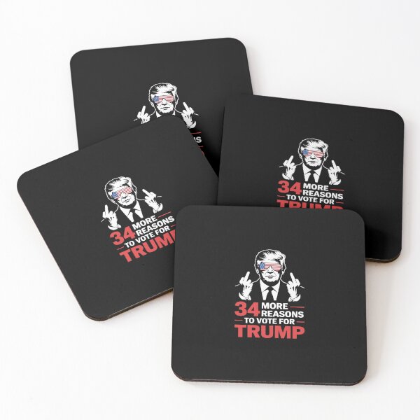 Item preview, Trump Convicted Felon, 34 More Reasons To Vote For Trump designed and sold by SyntaxClaw.