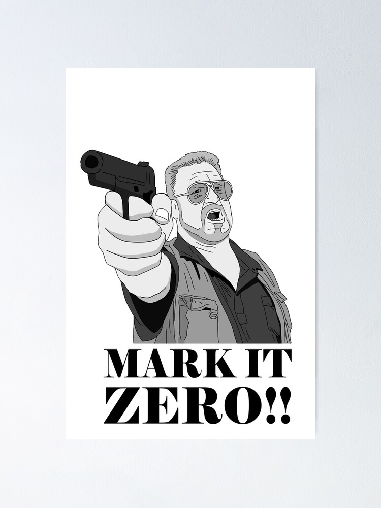 Glass sticker for fans of David Lynch, mirror sticker for Big Lebowski 