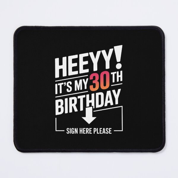 Item preview, It's My 30th Birthday 30 Year Old Birthday Party Sign designed and sold by DigitaldeligArt.