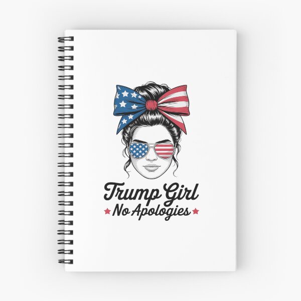 Item preview, Trump Girl No Apologies Messy Bun Sunglasses Trump USA designed and sold by SyntaxClaw.