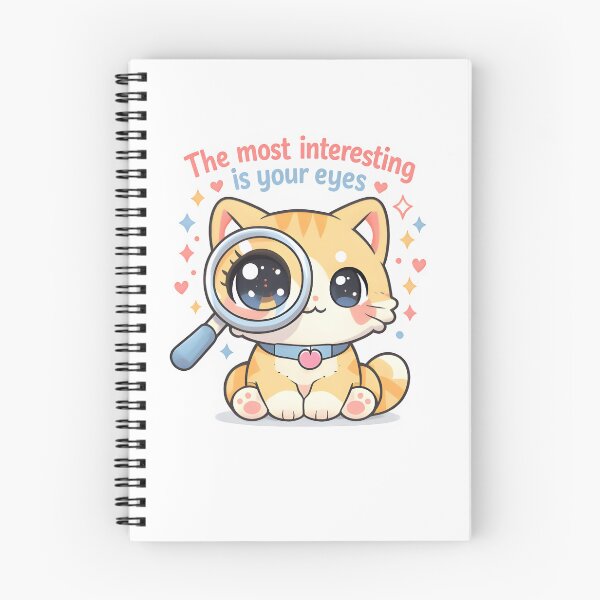 Item preview, The Most Interesting Is Your Eyes – Kawaii Veterinary Ophthalmology Cat designed and sold by Bettybee00.