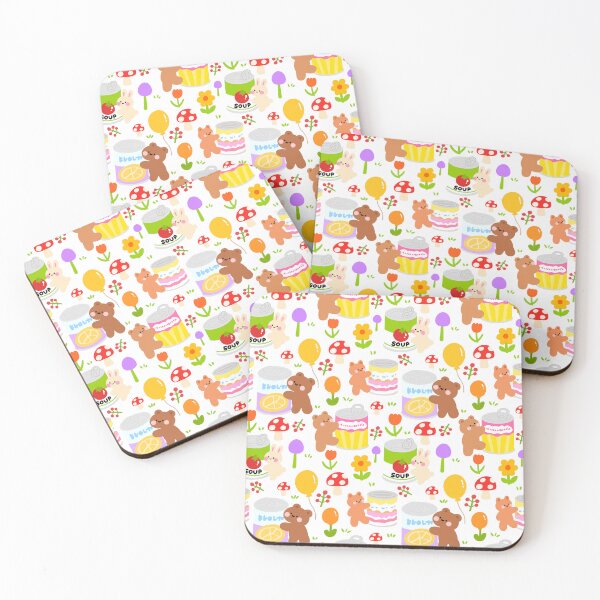 Item preview, Kawaii Canned Food Seamless  designed and sold by KJackArtwork.