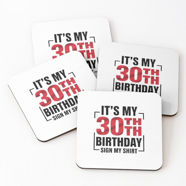 Item preview, It's My 30th Birthday Sign My 30 Years Old designed and sold by DigitaldeligArt.