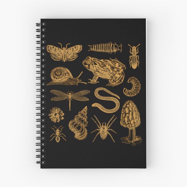 Item preview, Vintage Biology Collage – Frog Mushroom Snail Moth designed and sold by folgersolarzj.