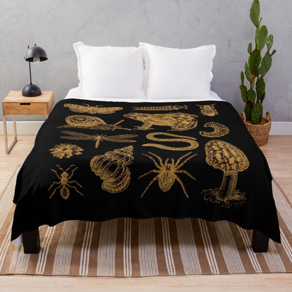 Item preview, Vintage Biology Collage – Frog Mushroom Snail Moth designed and sold by folgersolarzj.