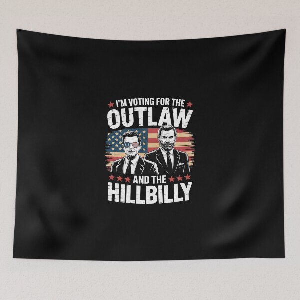 Item preview, Trump I'm Voting For The Outlaw And Hillbilly Trump Vance designed and sold by SyntaxClaw.