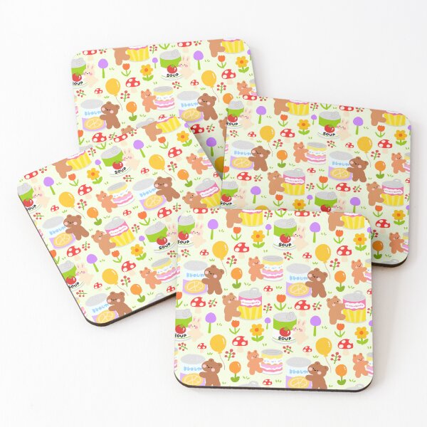 Item preview, Kawaii Canned Food Seamless  designed and sold by KJackArtwork.