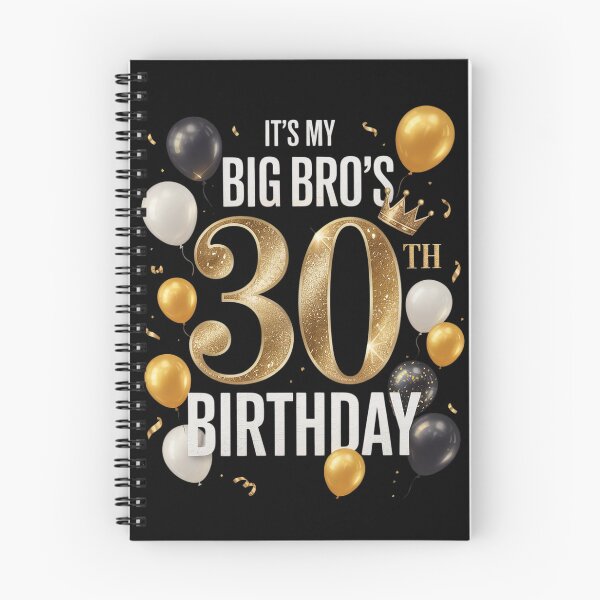 Item preview, It's My BIG BRO's 30th Birthday Happy Birthday 30 Years Old  designed and sold by DigitaldeligArt.