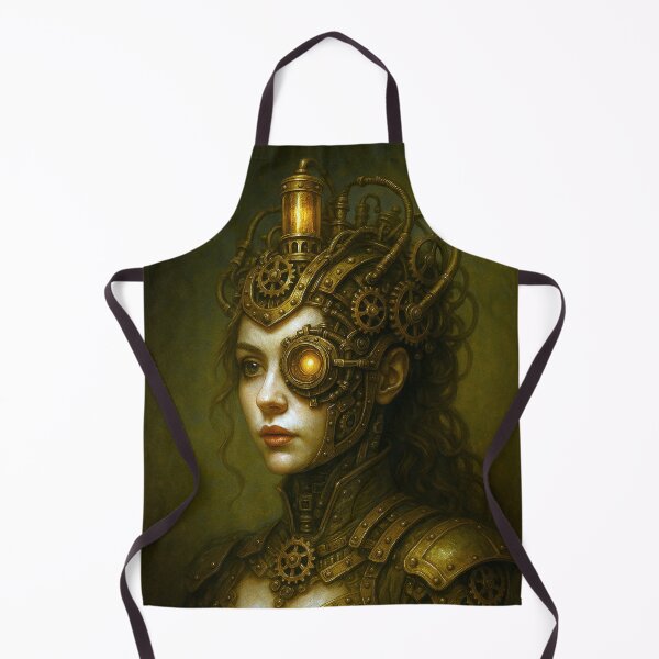 Item preview, Steampunk Lady Portrait - The Guardian of the Gears designed and sold by Eric Nagel.