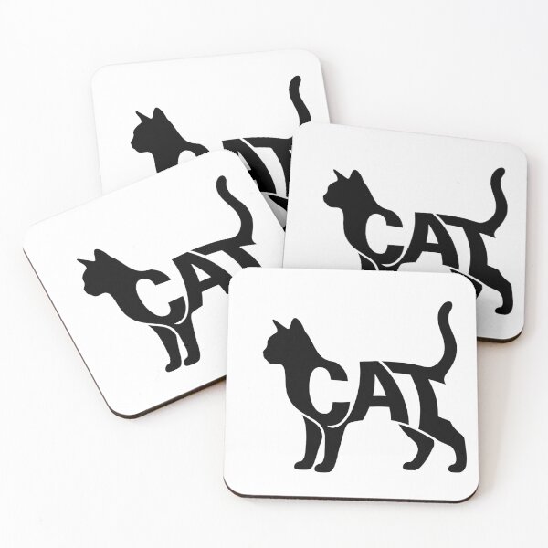 Item preview, Inside the Cat: Minimalist Negative Space Typography designed and sold by JanRizz.