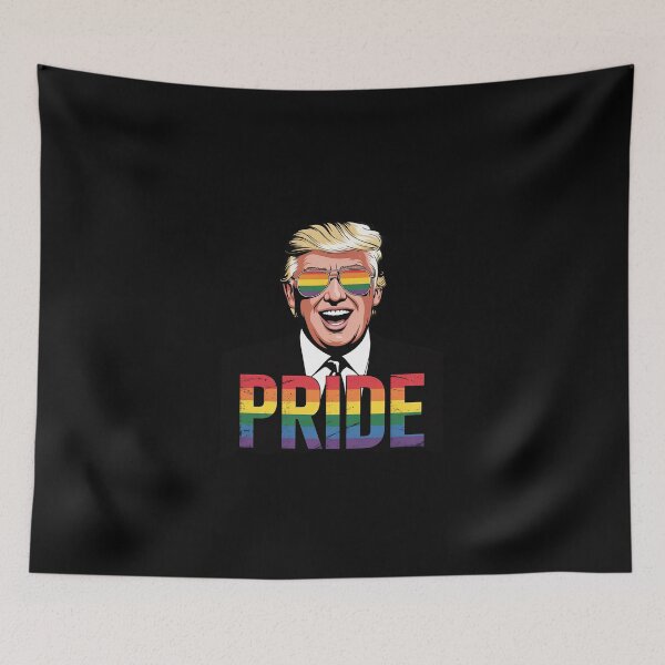 Item preview, Trump LGBT Gay Pride Flag Sunglasses Lesbian Bisexual Trans 5 designed and sold by SyntaxClaw.