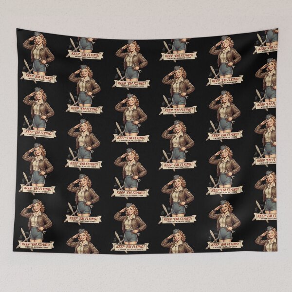 Item preview, Patriotic Pin Up Girl World War II Recruiting Style designed and sold by Blok45.