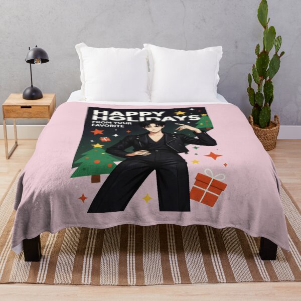 Item preview, Happy Holidays From Your Favorite K-pop Idol Anime Style Art designed and sold by SplashTastic.