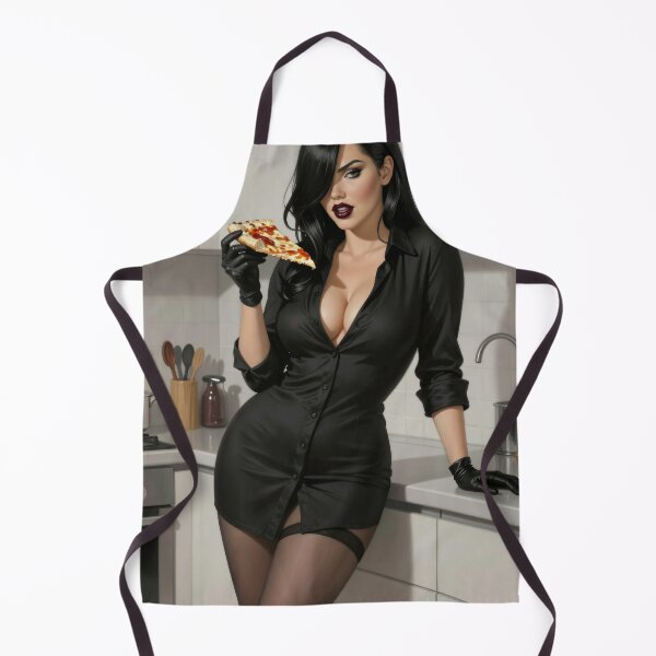 Item preview, Cassandra enjoys leftovers in sleek black attire designed and sold by CathryneDelamort.
