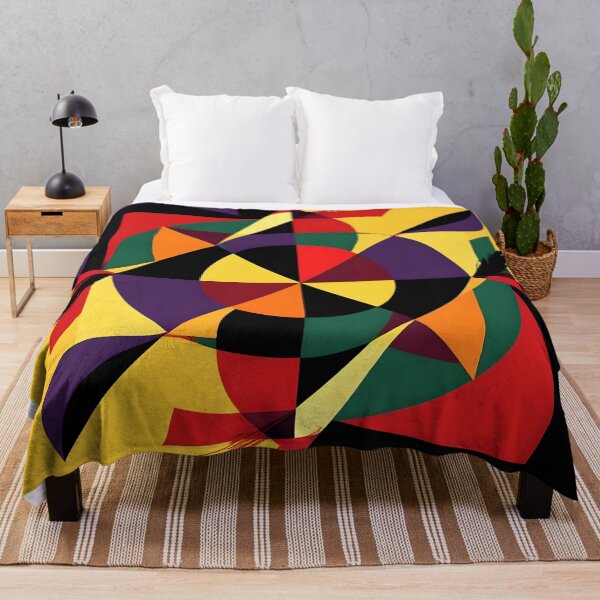 Item preview, astral collision colorful geometric abstract design designed and sold by SmashingDeals.