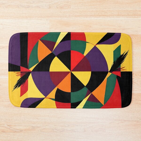 Item preview, astral collision colorful geometric abstract design designed and sold by SmashingDeals.