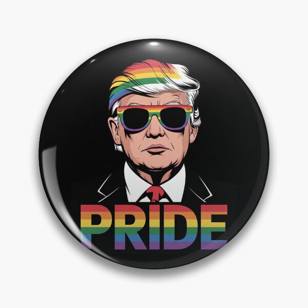 Item preview, Trump LGBT Gay Pride Month Lesbian Bisexual Transgender Tee designed and sold by MarkLeedsArt.