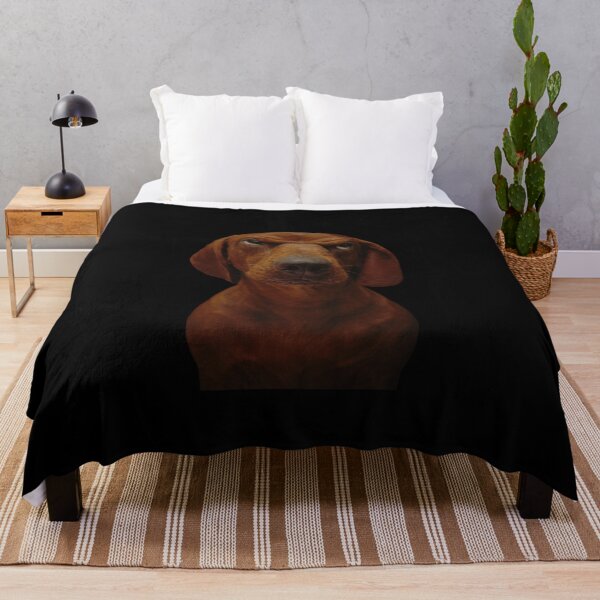 Item preview, Serious Vizsla Dog Portrait with Intense Expression and Deep Brown Eyes designed and sold by love3617.