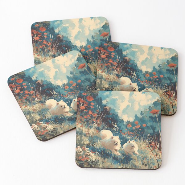 Item preview, Dreamy Meadow Pomeranians designed and sold by Alice-Dreamy-Prints.