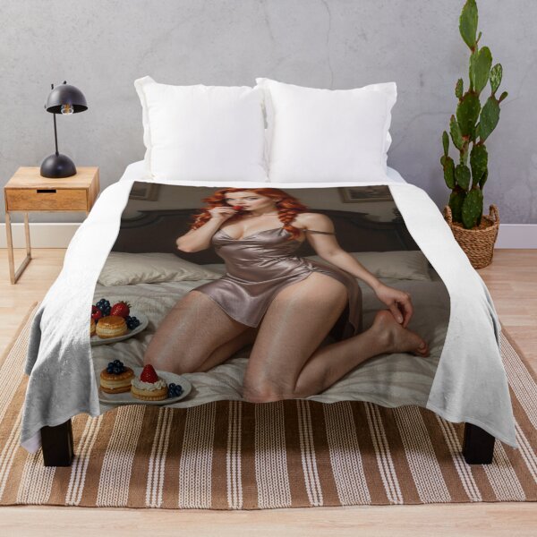 Item preview, Rowan enjoys sweet leftovers on cozy bed designed and sold by CathryneDelamort.