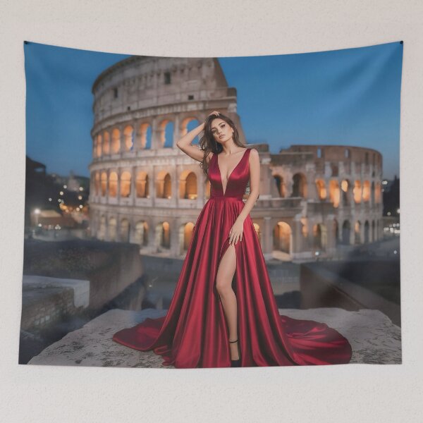 Item preview, Crimson Empress at the Colosseum designed and sold by SunsetAngelsAI.