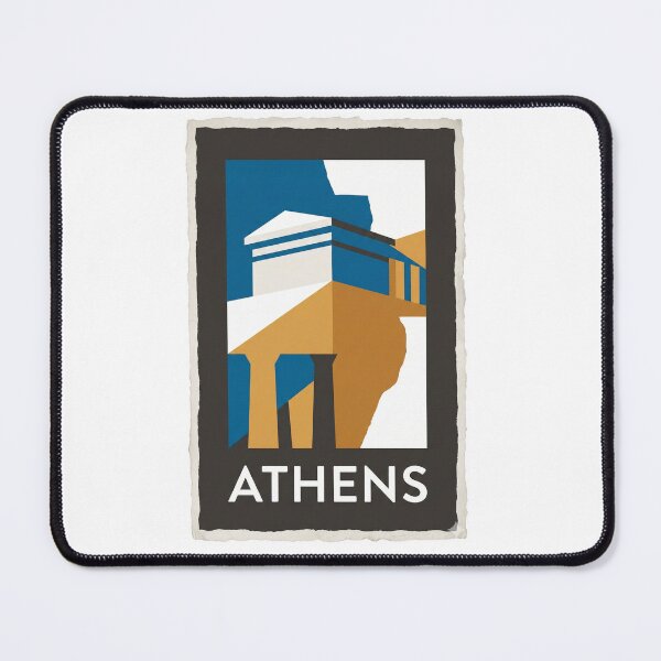 Item preview, ATHENS – Ancient City | Minimalist Travel Poster designed and sold by MiszungART.